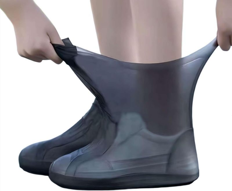 Waterproof Shoe Covers, Reusable Protective Silicone Shoe Covers,Apply to Men, Women, Kids,Non Slip Easy Handy Water Resistant Overshoes Outdoor Cycling Hiking