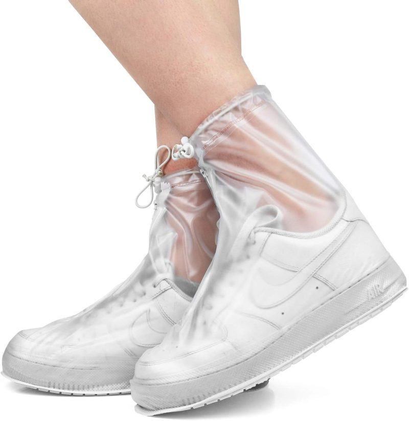 Rain Shoe Covers | Waterproof Shoe Covers for Men Women | Reusable Galoshes Overshoes - Image 2