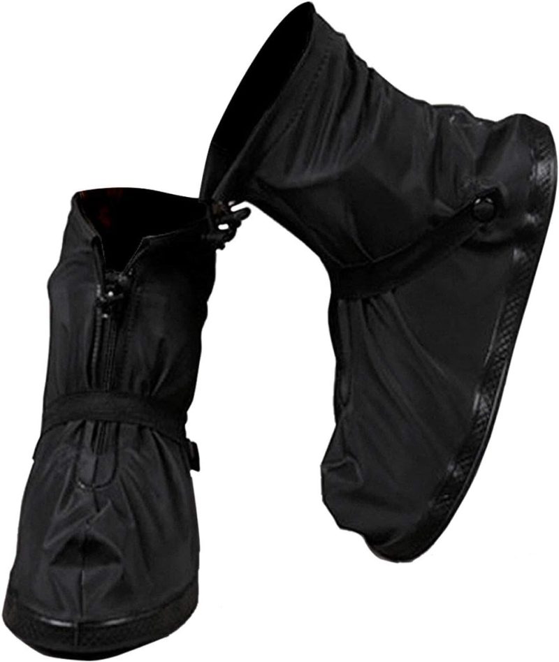 Rain Shoe Cover Waterproof Overshoe Black 3XL