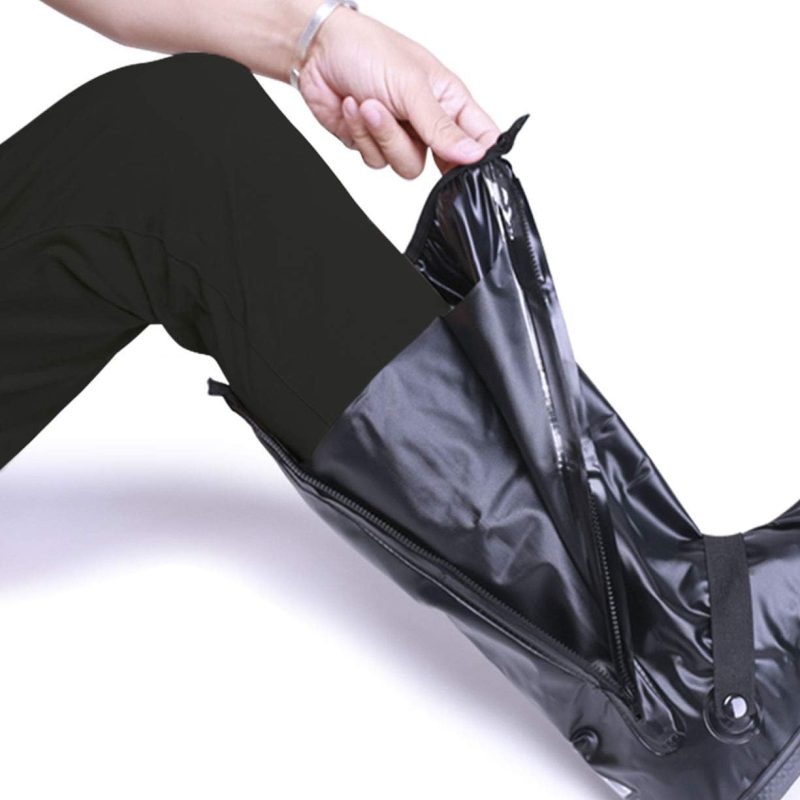 Waterproof Shoe Cover Motorcycle Black3 3XL - Image 2