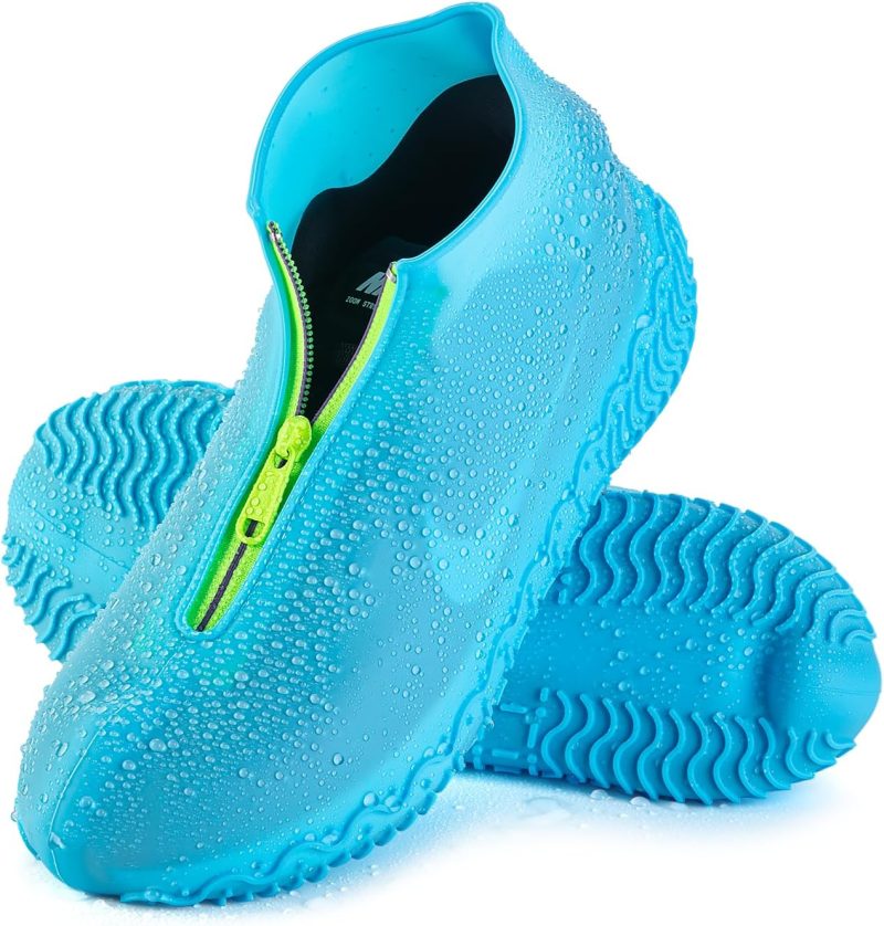 Shoe Covers Waterproof Silicone Rain Overshoes for Kids Men and Women