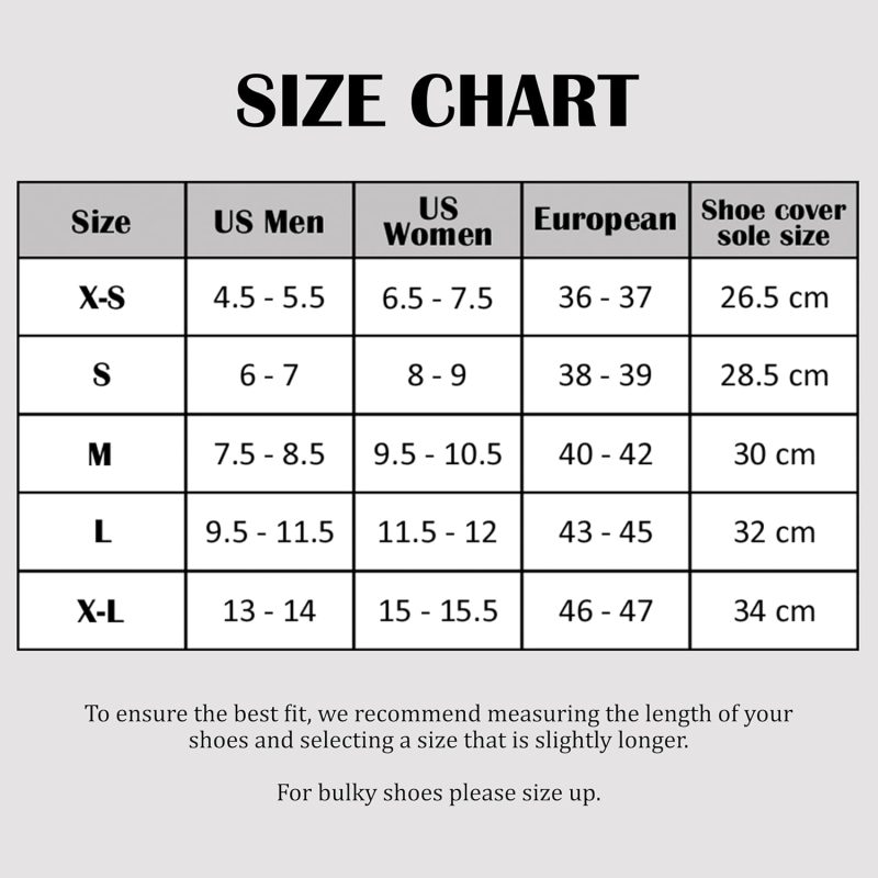 Rain Shoe Covers | Waterproof Shoe Covers for Men Women | Reusable Galoshes Overshoes (Black, Large) - Image 2
