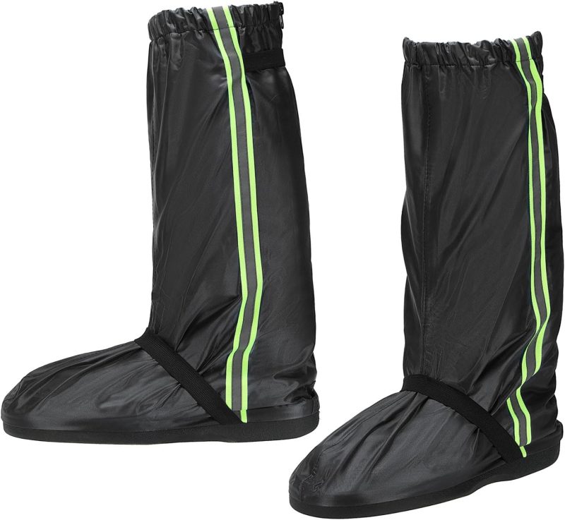 Waterproof Shoe Covers, Reusable Non-slip Zipper Rain Shoe Cover Snow Boot Covers